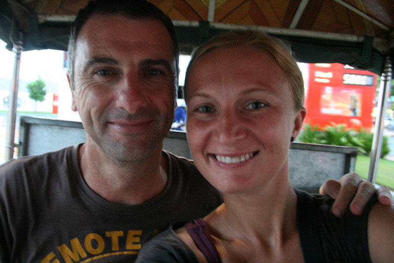 our first tuk-tuk ride in Phnom Penh