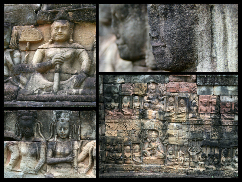 incredible carvings at the Terrace of the Leper King