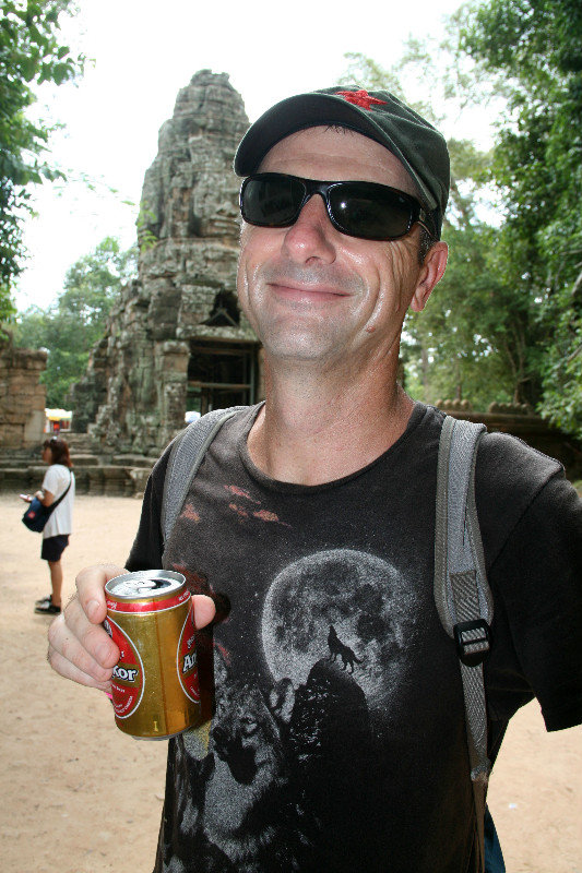 enjoying Angkor... at Angkor! :)