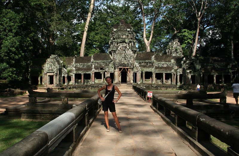 leaving Ta Prohm... and Angkor... what an incredible place!