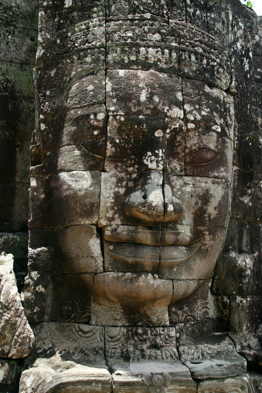 one of 216 faces of Bayon...