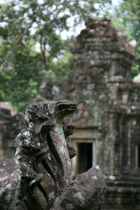 naga statues at Chau Say Tevoda temple