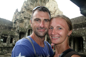 walking around Angkor Wat :)