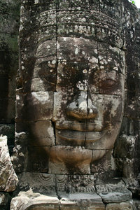one of 216 faces of Bayon...