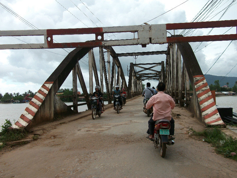 old bridge in Kampot