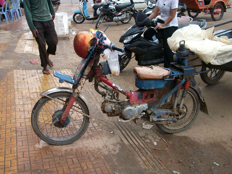 interesting looking bikes around Kampot