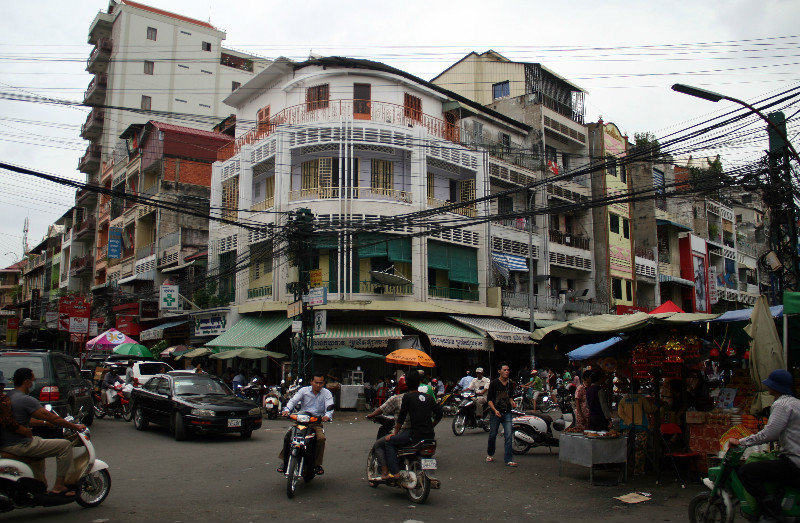 the streets of Phnom Penh