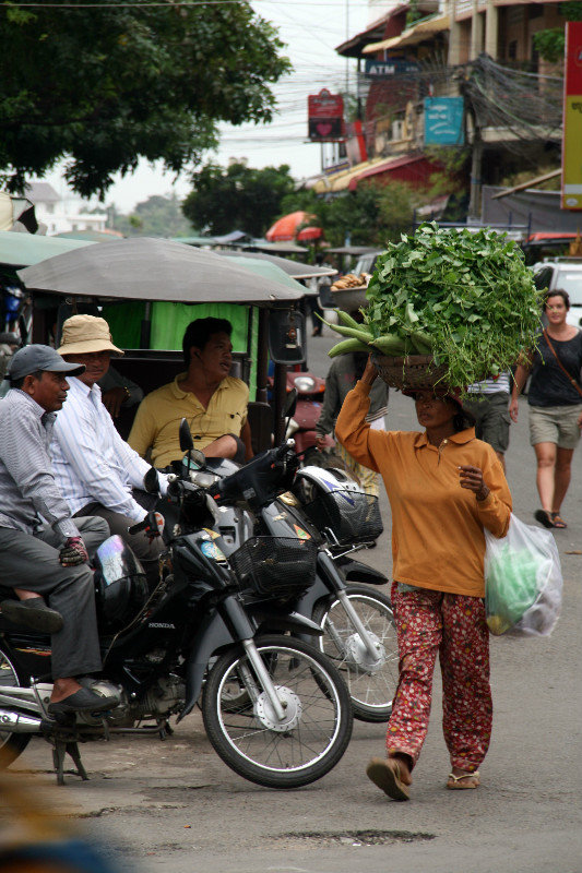 the streets of Phnom Penh