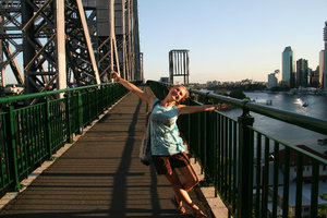 at the Story Bridge in Brisbane
