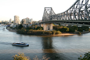 a view over Story Bridge...