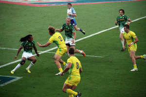 at Rugby 7s