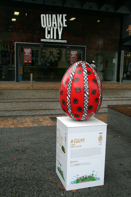 Christchurch (or should I say Quake City?) getting ready for Easter...