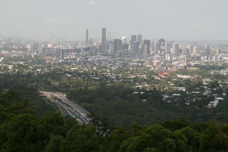 Brisbane from Mount Cootha