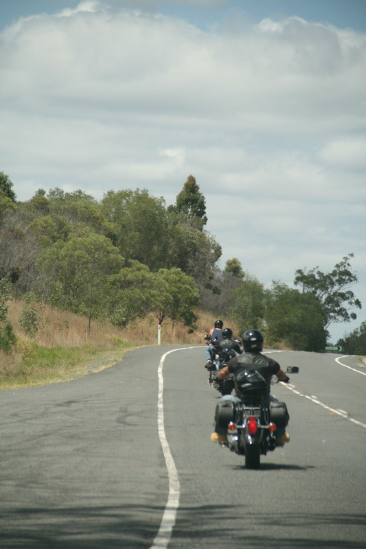 bikers on the road