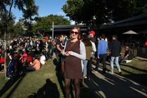 at the food festival at South Bank in Brisbane