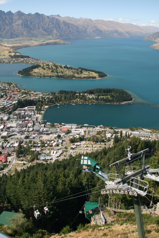 Queenstown from above