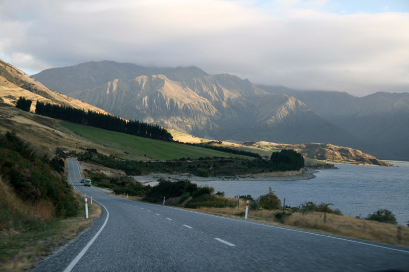 And off we go again... on the way to the western coast from Wanaka