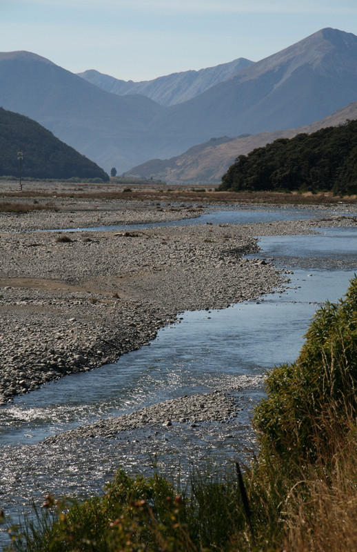 On the way from Hokitika back to Christchurch