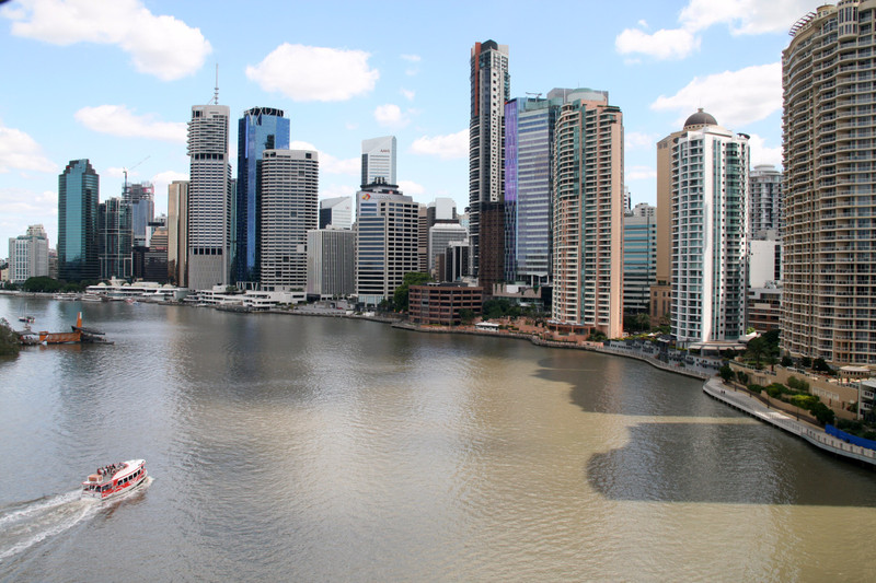 Beautiful skyline of Brisbane