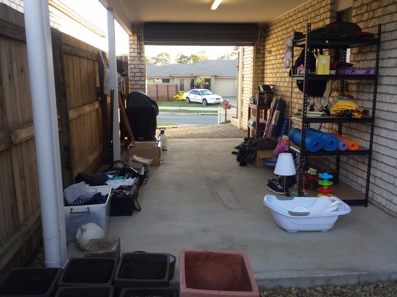 Our 'gigantic' garage sale, not to mention my first one :)