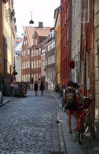 Cobblestoned streets of Copenhagen