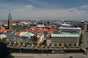 Panorama of Copenhagen... as seen from the Christiansborg Palace 