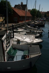 Wandering around the little canals in Copenhagen
