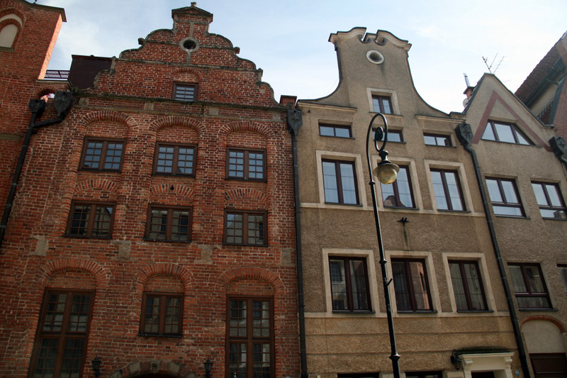 Old buildings in the Old Town, Elblag