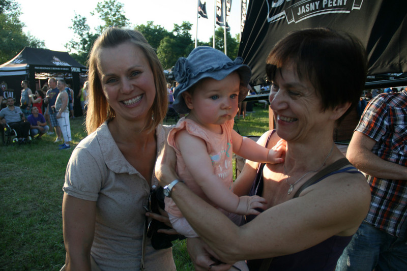 My three favourite girls at the local festival, Elblag Days :)