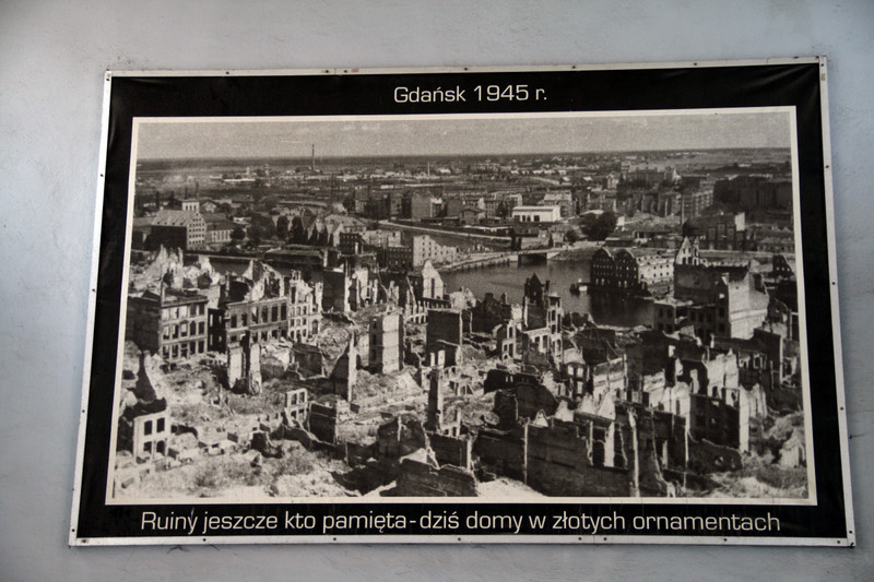 Not much was left of Gdansk after World War II 