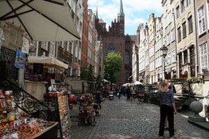 Beautiful Mariacka Street in Gdansk