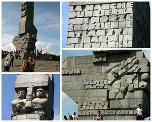 A Monument of the Coast Defenders at Westerplatte