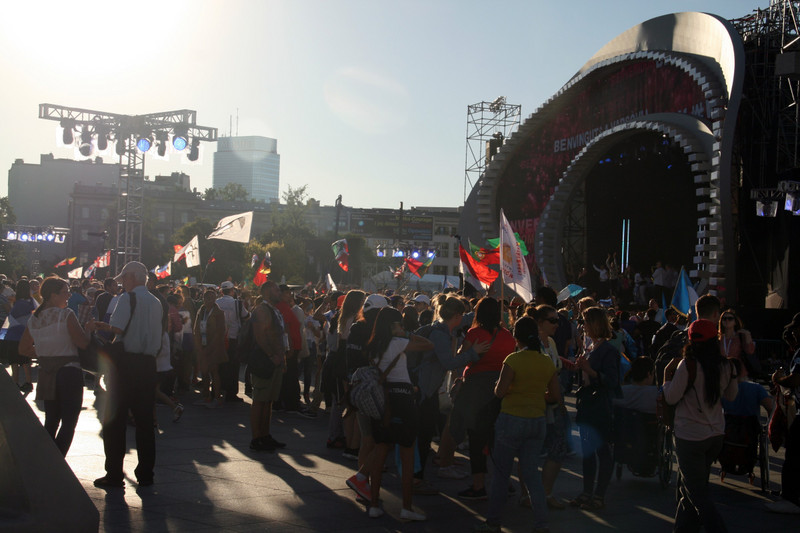 Free concert for the WYD participants in Warsaw