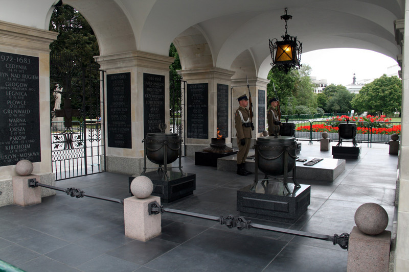 The grave of the Unknown Soldier in Warsaw