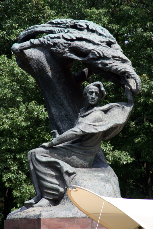 Statue of Frédéric Chopin in Łazienki Park