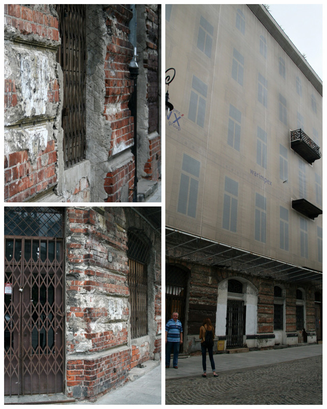 One of the very few buildings of the Jewish district left in Warsaw