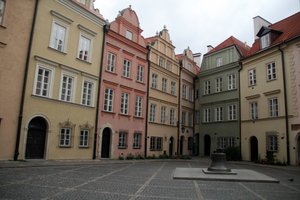 Walking around the Old Town in Warsaw