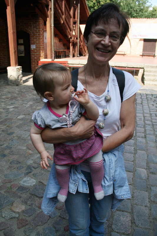 In Ostroda with happy grandma