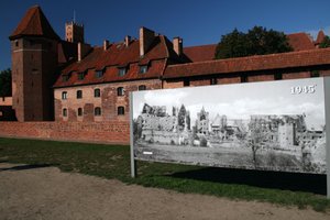 Castle in Malbork, looking at it now it's hard to believe it was destroyed so badly...