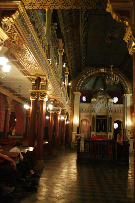 Inside the synagogue in Kazimerz