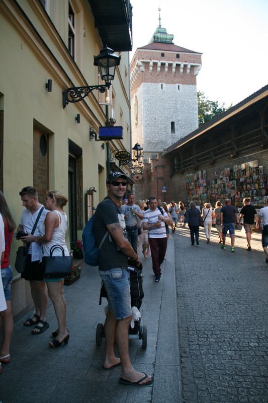 Strolling around the Old Town of Krakow