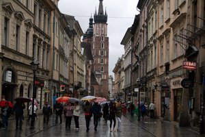 In the Old Town of Krakow