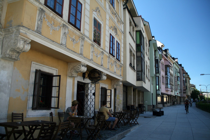 Walking around the streets of Bratislava