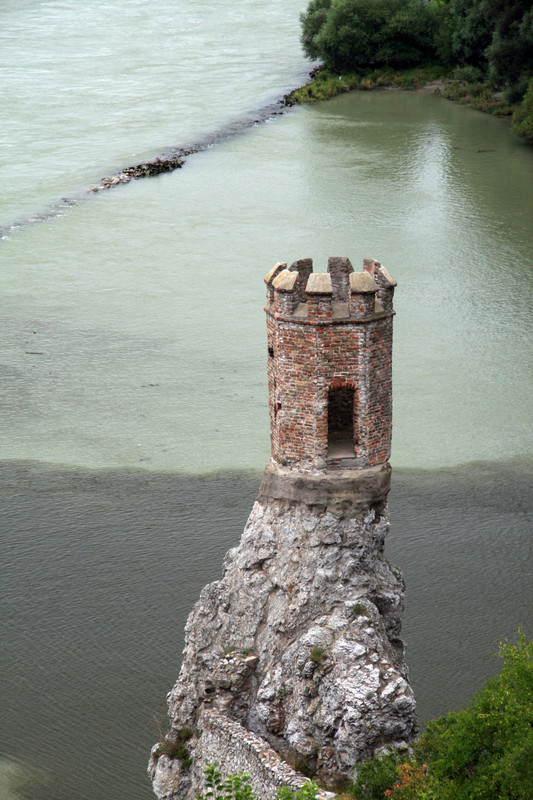 Lonely tower at the Devin Castle