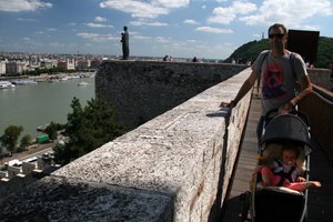 Walking around the Buda Castle