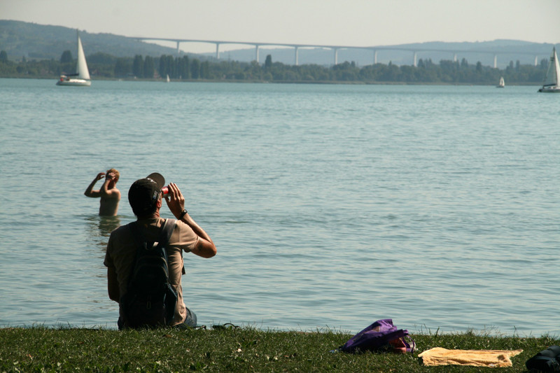 Cooling off by the Balaton