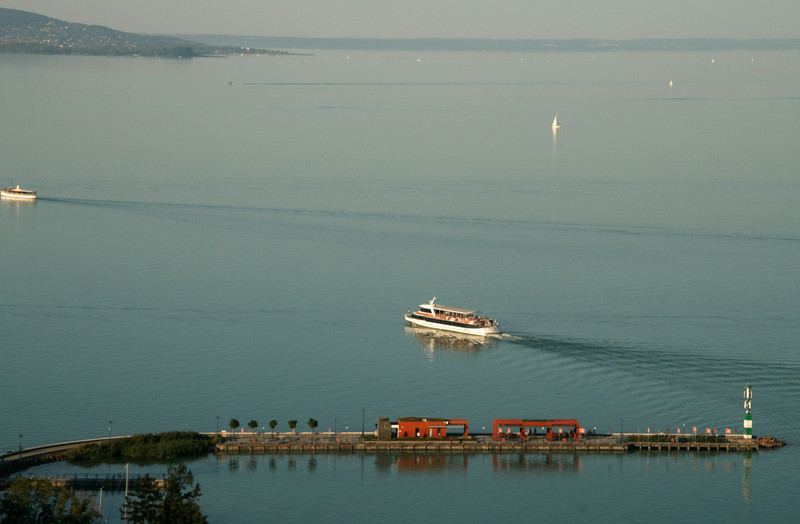 Balaton Lake, looking like a sea almost...