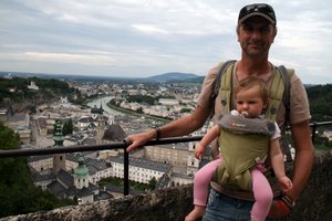Enjoying the view of Salzburg
