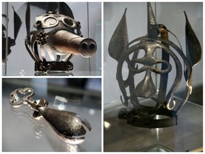 A few of instruments of torture on display in Salzburg