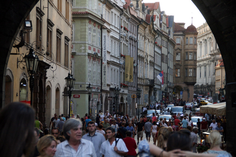 A bit crowded in Prague...